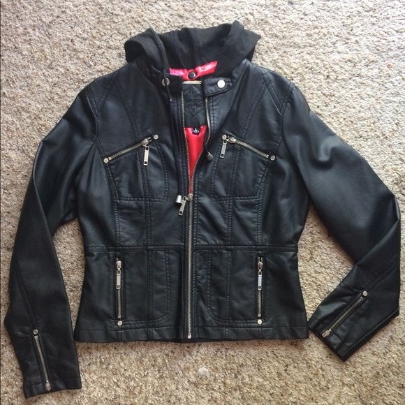 Jou Jou Jackets & Blazers - Jou Jou NWOT Faux Leather Jacket